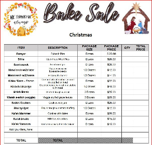 Bake Sale 2023